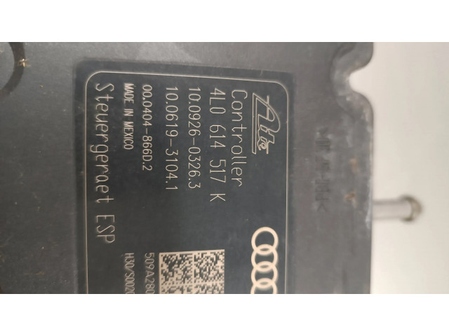 Блок АБС 4L0614517K, 10092603263   Audi  Q7 4L  2005-2015 года