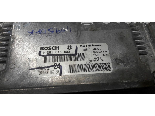 Блок управления двигателем ECU 0281011522   Lancia Phedra    