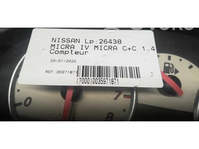Přístrojová deska  Nissan Micra 2006 24810BC60A  
