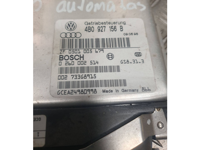 Блок управления коробкой передач 4B0927156B, 73368915   Audi A6 S6 C5 4B