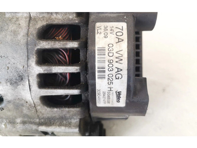 Генератор 03d903025h, 03d903025h   Skoda Fabia Mk2 (5J)  