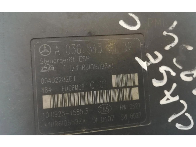 Блок управления АБС A0365454132   Mercedes-Benz C W203