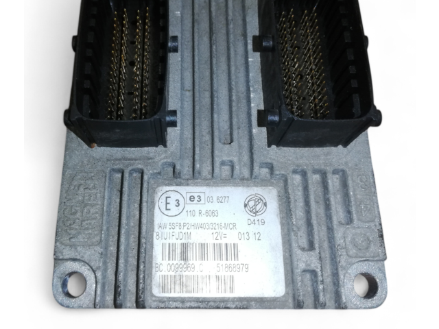 Комплект блоков управления 51868979, 350A1000   Fiat Punto Evo