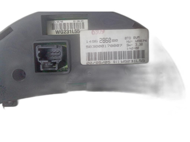 Панель приборов 1496286080, 1496286080   Fiat Ulysse       