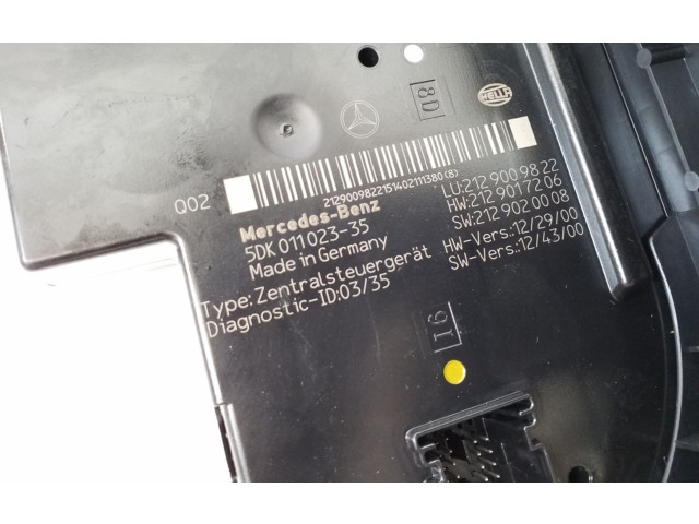   Pojistková skříňka A2129009822, A2129017206   Mercedes-Benz E W212 2014