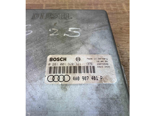Řídící jednotka 4A0907401P, 0281001320   Audi A6 S6 C4 4A 1994