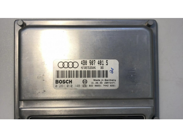 Блок управления двигателя 4B0907401S   Audi A4 S4 B5 8D