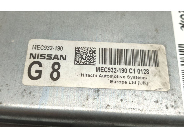 Řídící jednotka MEC932190   Nissan Qashqai 2010