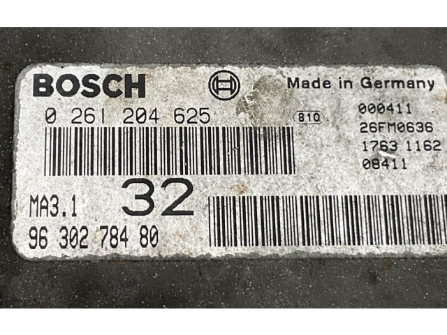 Řídící jednotka 0261204625, 0261204625   Peugeot 106 