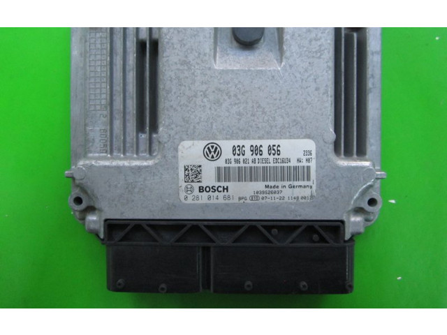 Řídící jednotka 03G906056, 0281014681   Volkswagen Touran I 2008