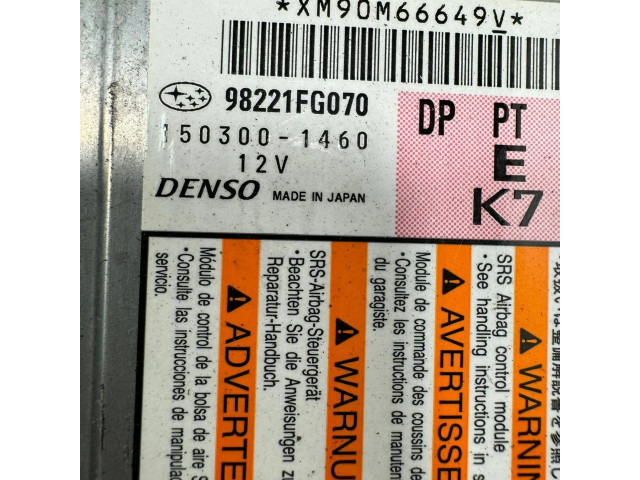 Блок подушек безопасности 98221FG070   Subaru Impreza II