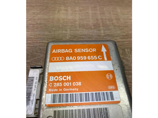 Блок подушек безопасности 8A0959655C, 0285001038   Audi A4 S4 B5 8D