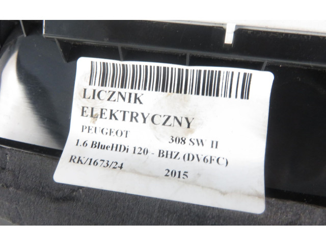 Přístrojová deska  Peugeot 308 2015 9809838380, 9809838380  