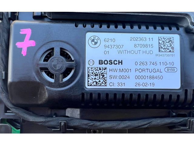 Přístrojová deska  BMW 3 G20 G21 2020 9437307, 0000188450  