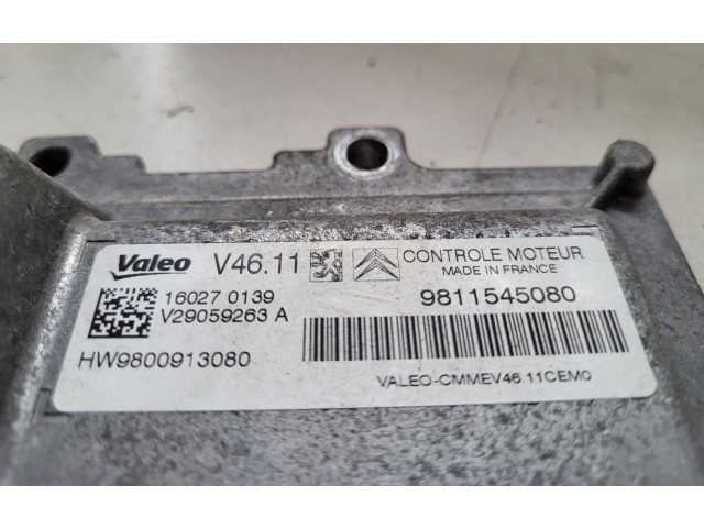 Řídící jednotka 9811545080, 9673257480   Peugeot 2008 I 2017