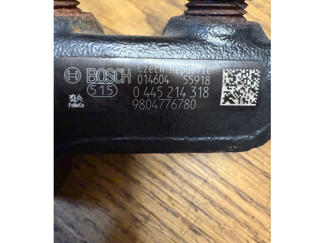 Vstřikovací lišta 9804776780, 0445214318   Citroen C3 Picasso     