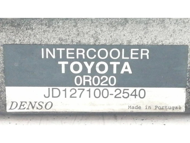 Интеркулер  JD1271002540, INTERCOOLER   Toyota Corolla E140 E150 2.0