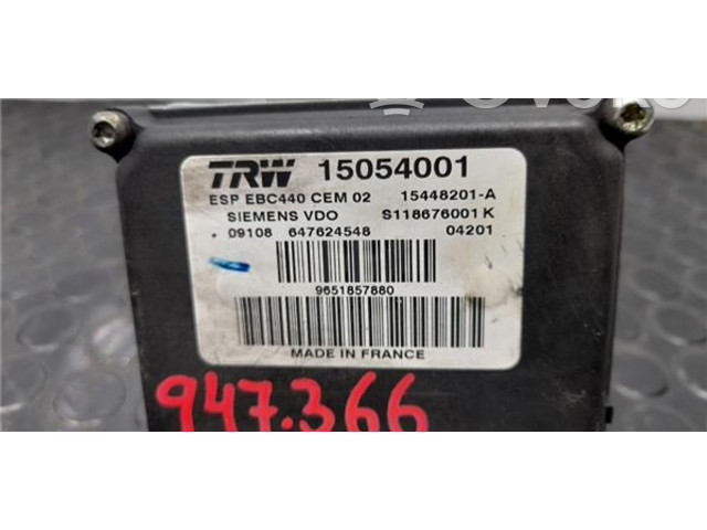 Jednotka ABS 9651857880, S118676001K   Peugeot 407 2004
