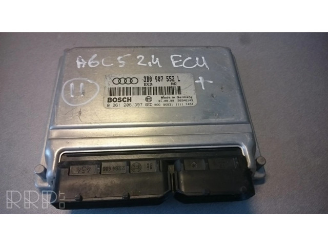 Блок управления двигателя 3B0907552L, 0261206397   Audi A4 S4 B5 8D