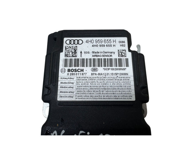 Блок подушек безопасности 4H0959655H, 0285011977   Audi A6 S6 C7 4G