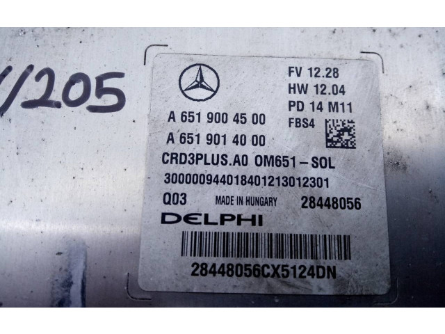 Řídící jednotka A6519004500, A6519014000   Mercedes-Benz C W205 2015