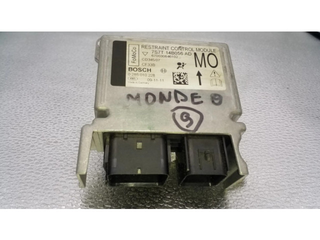 Блок подушек безопасности 7S7T14B056AD, 0285010228   Ford Mondeo MK IV