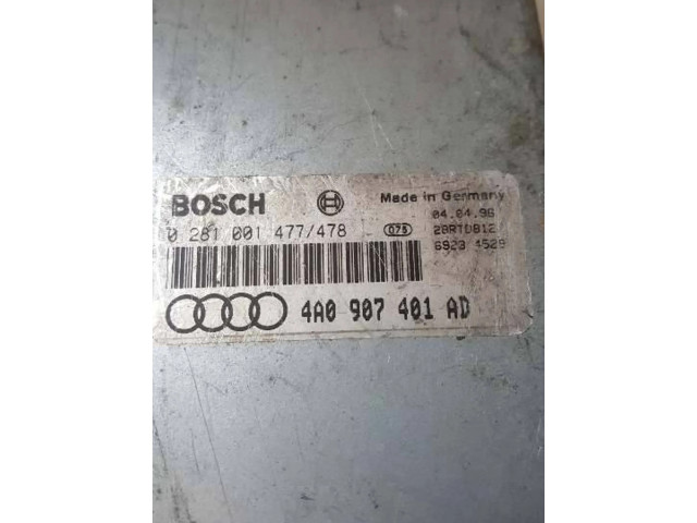 Блок управления двигателя 4A0907401AD, 0281001477   Audi A6 S6 C4 4A