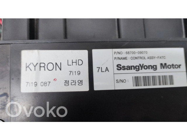Блок управления климат-контролем 6870009070, 7119087   SsangYong Kyron