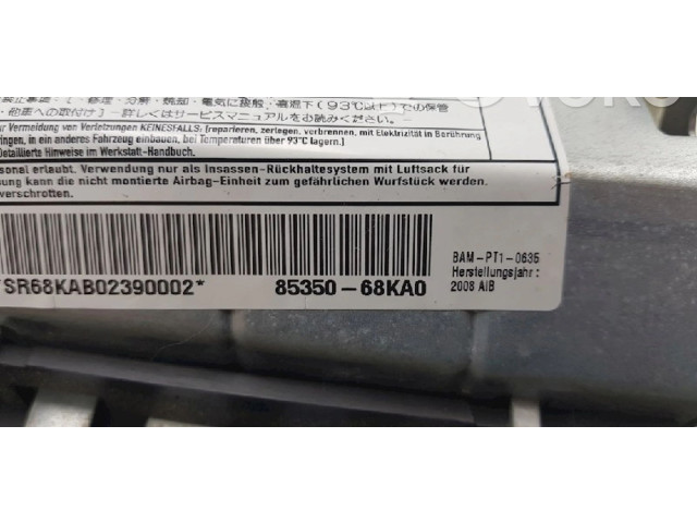 Подушка безопасности в сиденье 8535068KA0, 8535068KA0   Suzuki Alto