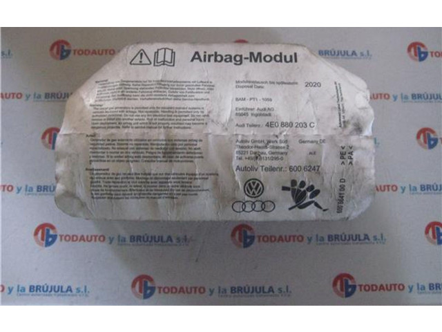 Подушка безопасности пассажира 4e0880203c   Audi A8 S8 D3 4E