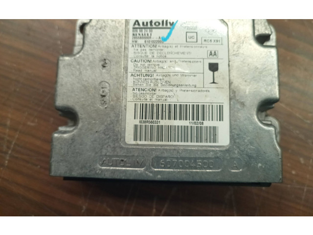 Блок подушек безопасности 606982400, 285580006r   Renault Laguna III