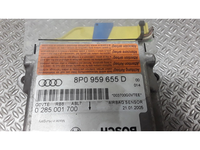 Блок подушек безопасности 8P0959655D   Audi A3 S3 A3 Sportback 8P