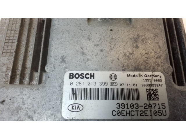 Řídící jednotka 0281013399, 391032A715   KIA Ceed 2008