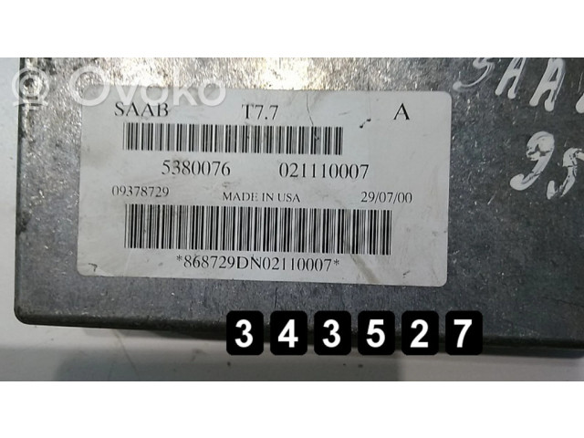 Блок управления двигателя 09378729   Saab 9-5