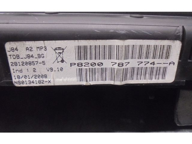 Přístrojová deska  Renault Scenic II -  Grand scenic II 2008 8200787774, 281208575  