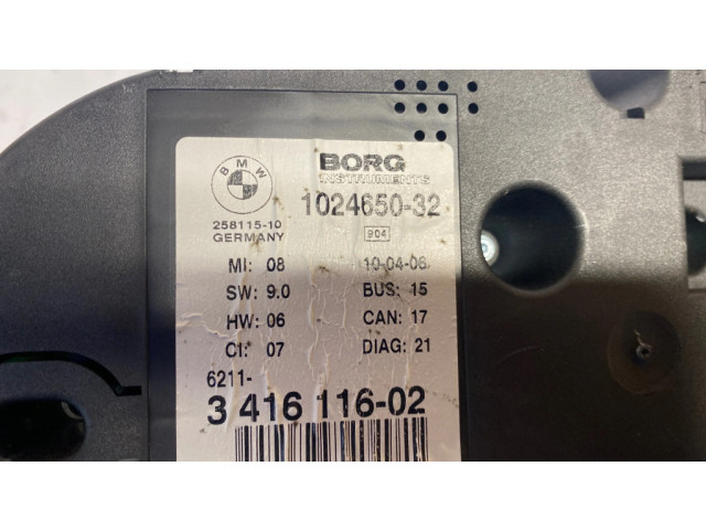 Панель приборов 102465032, 25811510   BMW X3 E83       
