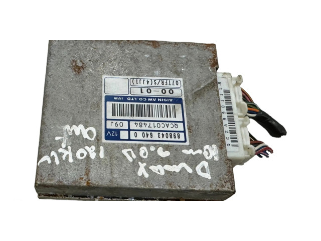 Блок управления коробкой передач 8980436400, QCAC017484   Isuzu D-Max