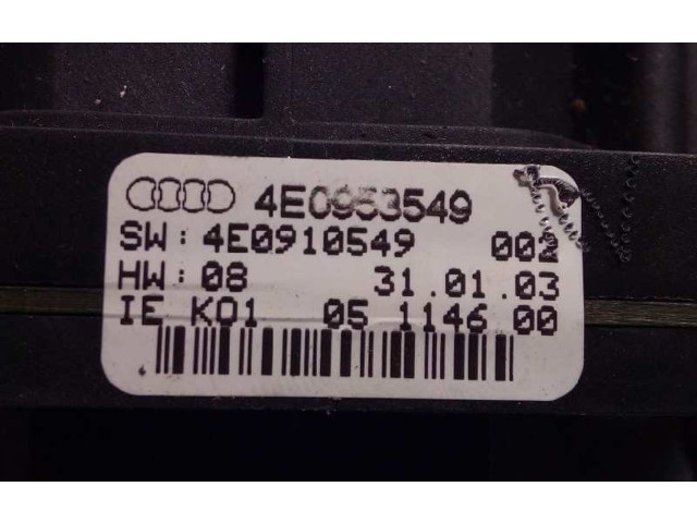 Ручка поворотов/ фонарей 4E0953549, 4E0910549   Audi A8 S8 D3 4E