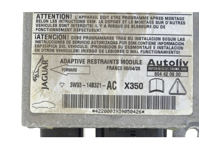 Блок подушек безопасности 3W9314B321AC, 3W9314B321AC   Jaguar XJ X350