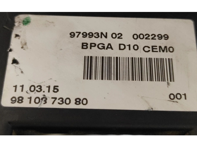 Pojistková skříňka Řídící jednotka BSM 9810873080, 97993N02   Peugeot 3008 I 2015