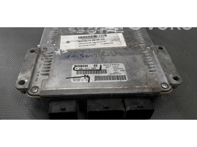 Блок управления двигателем ECU 0281011522   Lancia Phedra    