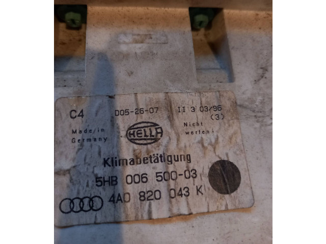 Блок управления климат-контролем 5HB00650003, 4A0820043K   Audi A6 S6 C4 4A