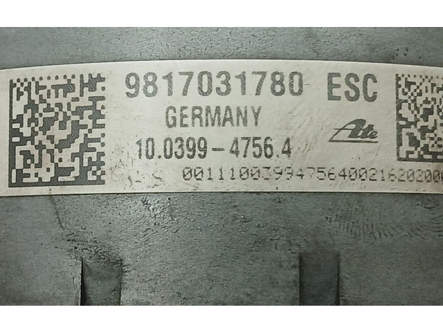 Jednotka ABS 9817031780, 10039947564   Peugeot 2008 I 2016