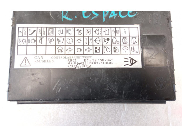 Блок комфорта 7711198869   Renault Espace -  Grand espace V   