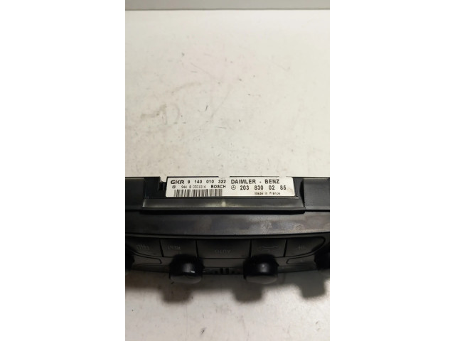 Блок управления климат-контролем A2038300285, 2038300285   Mercedes-Benz C W203