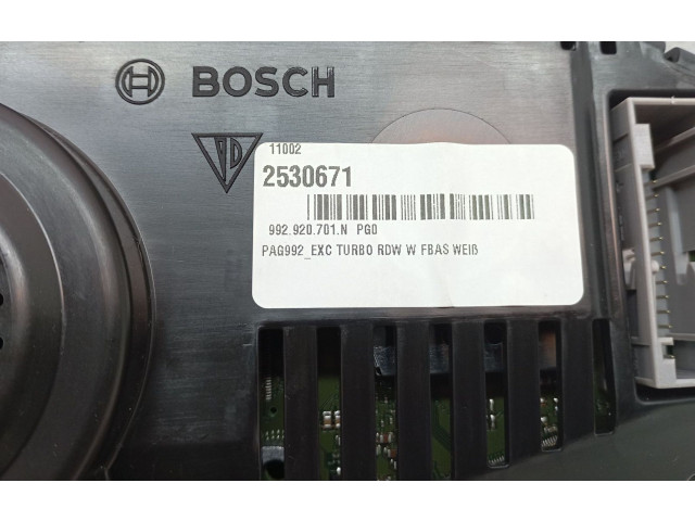 Přístrojová deska  Porsche 911 992 2023 992920701N  