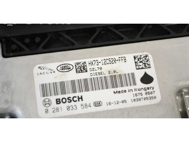 Řídící jednotka HX7312C520FFB, 0281033584   Land Rover Discovery Sport 2016