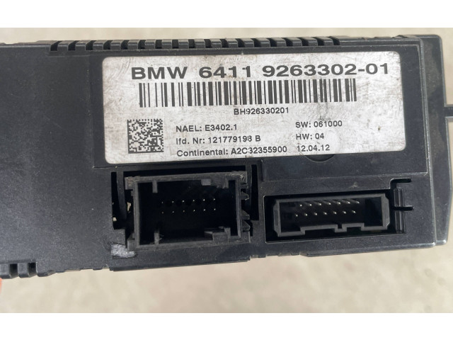 Блок управления климат-контролем 9263302, 121779198B   BMW X1 E84