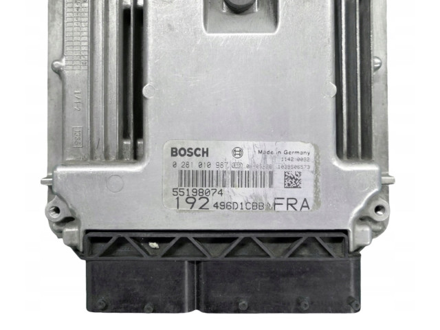 Řídící jednotka 55198074, 0281010987   Fiat Stilo 2019