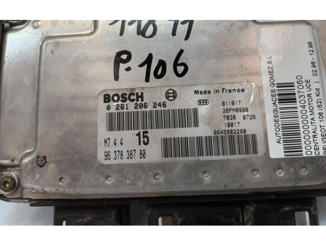Řídící jednotka 9637838780   Peugeot 106 